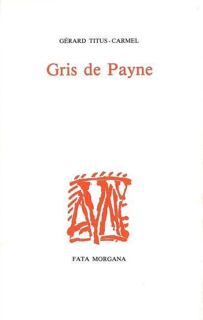 Gris de Payne (9782851941039-front-cover)