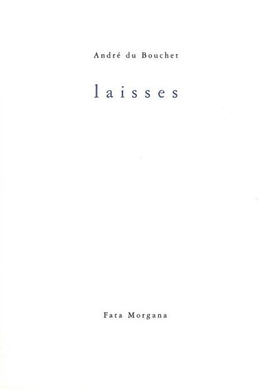 Laisses (9782851941879-front-cover)