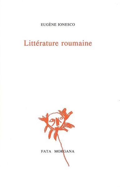 Littérature roumaine (9782851944658-front-cover)