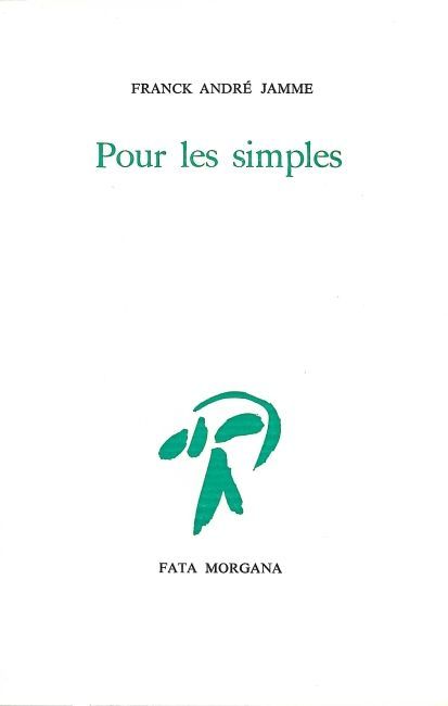 Pour les simples (9782851942340-front-cover)