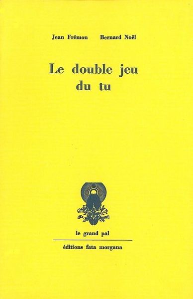 Le Double Jeu du Tu (9782851943040-front-cover)