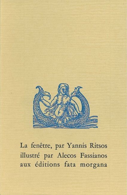 La fenêtre (9782851943279-front-cover)