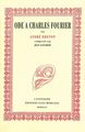 Ode à Charles Fourier (9782851943811-front-cover)