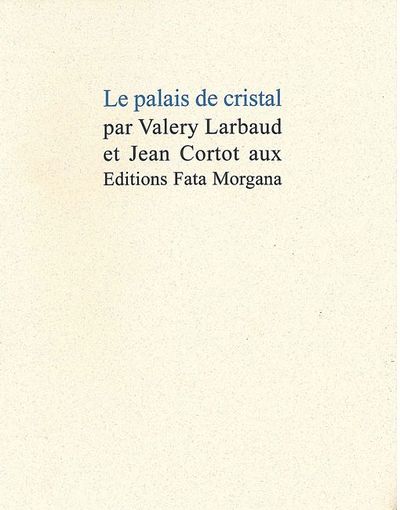 Le palais de cristal (9782851945648-front-cover)