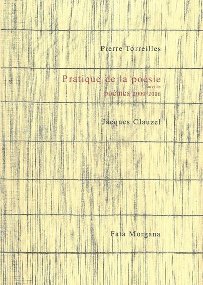 Pratique de la poésie (9782851948038-front-cover)