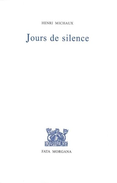 Jours de Silence (9782851947833-front-cover)