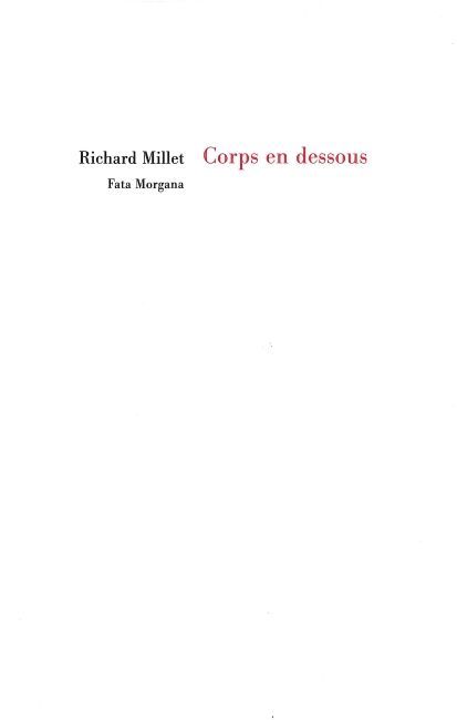 Corps en dessous (9782851947079-front-cover)