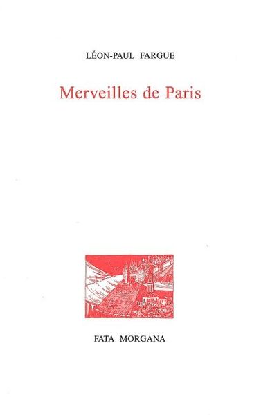 Merveilles de Paris (9782851947291-front-cover)