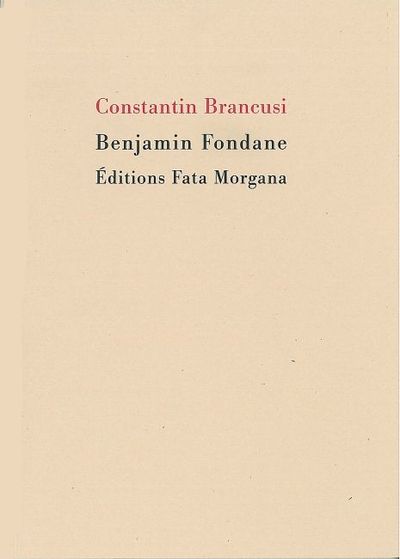 Constantin Brancusi (9782851946966-front-cover)