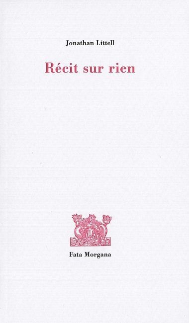 Récit sur rien (9782851947314-front-cover)