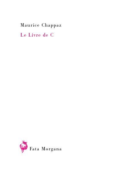 Le livre de C (9782851947048-front-cover)