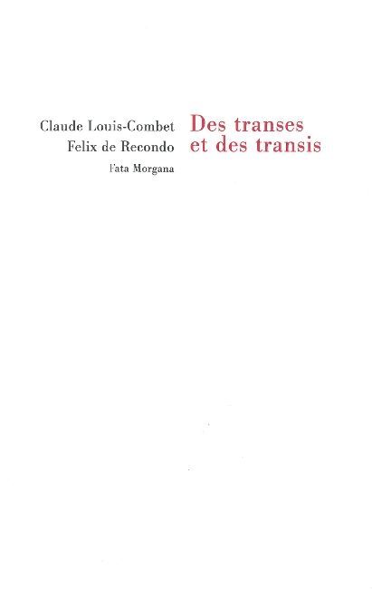 Des transes et des transis (9782851947857-front-cover)