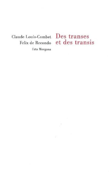 Des transes et des transis (9782851947857-front-cover)