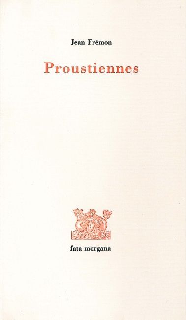 Proustiennes (9782851940193-front-cover)