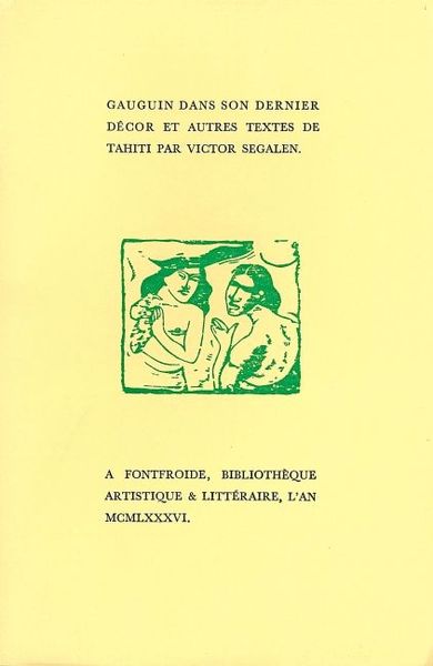 Gauguin dans son Dernier Décor (9782851943415-front-cover)