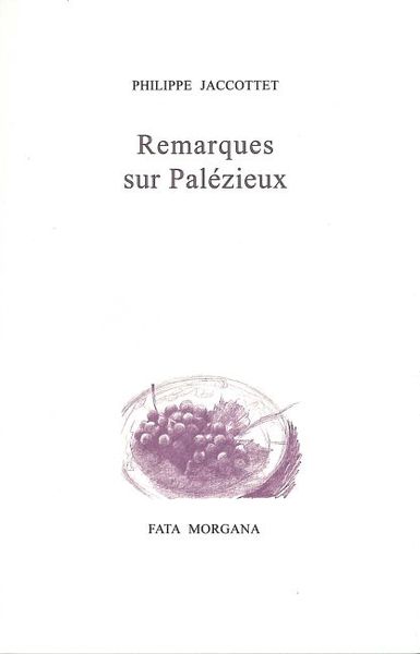Remarques sur Palézieux (9782851946614-front-cover)
