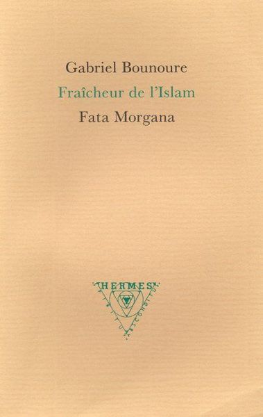 Fraîcheur de l’Islam (9782851943972-front-cover)
