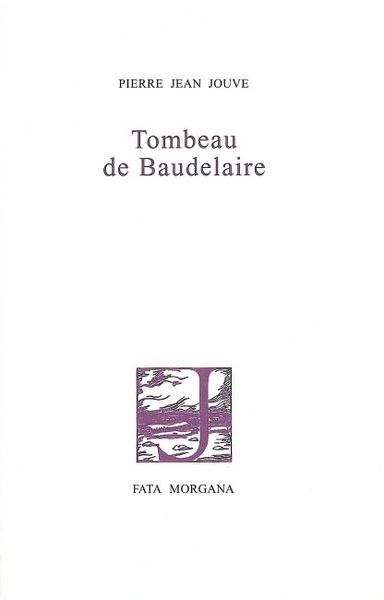 Tombeau de Baudelaire (9782851946706-front-cover)