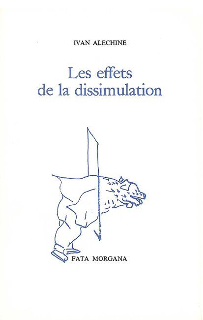 Les effets de la dissimulation (9782851941152-front-cover)