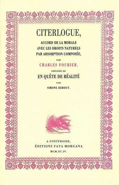 Citerlogue, accord de la morale avec les droits naturels par absorption composée (9782851943781-front-cover)