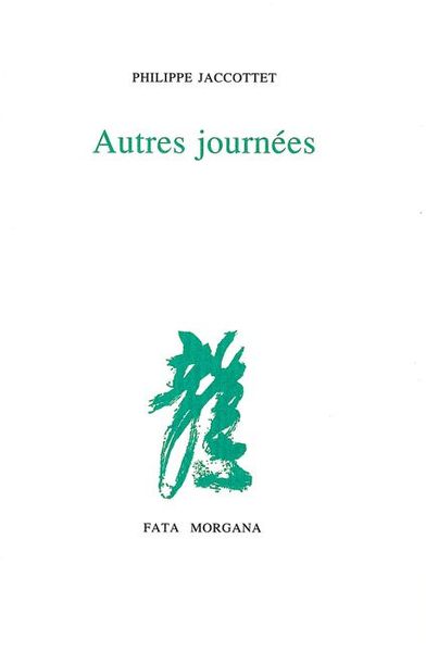 Autres Journees (9782851942319-front-cover)