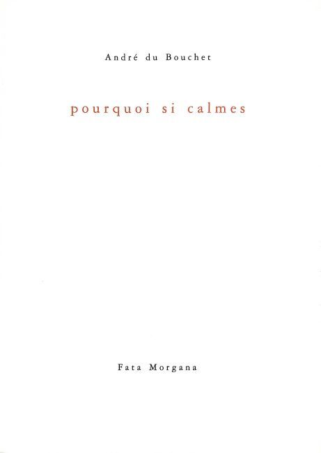 Pourquoi si calmes (9782851944160-front-cover)