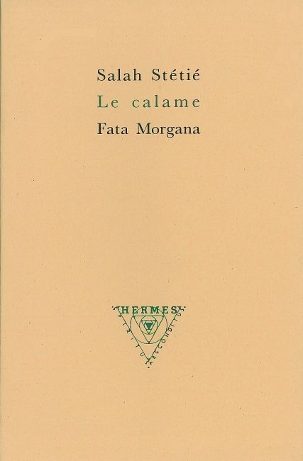 Le calame (9782851944269-front-cover)