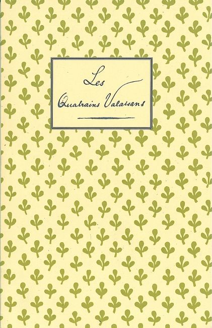 Les quatrains valaisans (9782851945204-front-cover)