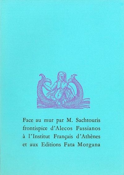 Face au mur (9782851943293-front-cover)