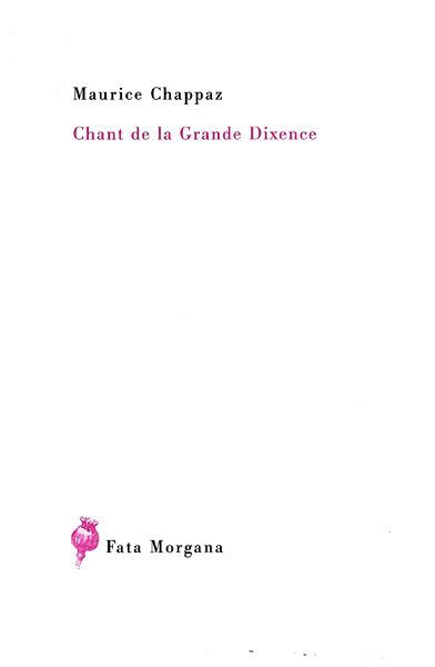 Chant de la Grande Dixence (9782851947130-front-cover)