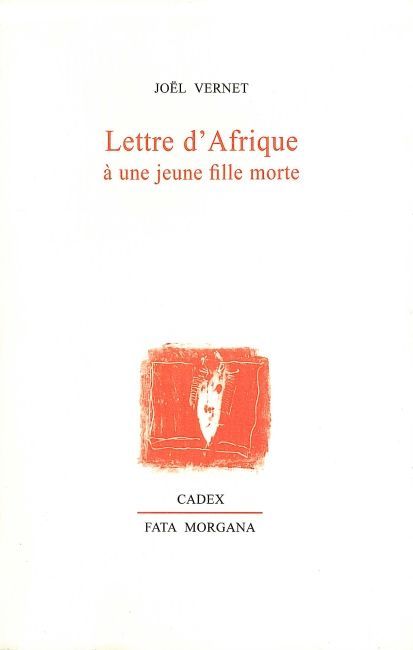 Lettre d’Afrique à une jeune fille morte (9782851945556-front-cover)