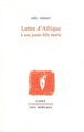 Lettre d’Afrique à une jeune fille morte (9782851945556-front-cover)