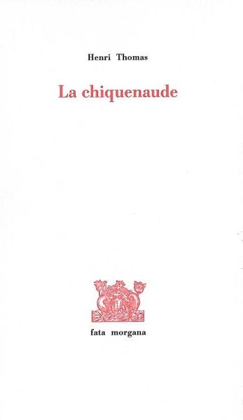 La chiquenaude (9782851945389-front-cover)
