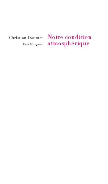 Notre condition atmosphérique (9782851949110-front-cover)