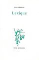 Lexique (9782851942104-front-cover)