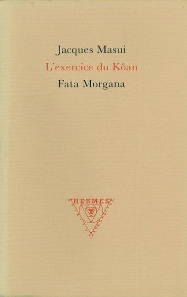 L’exercice du Kôan (9782851943804-front-cover)