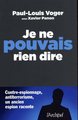 Je ne pouvais rien dire (9782809823639-front-cover)