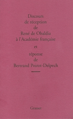 DISCOURS DE RECEPTION (9782246611417-front-cover)