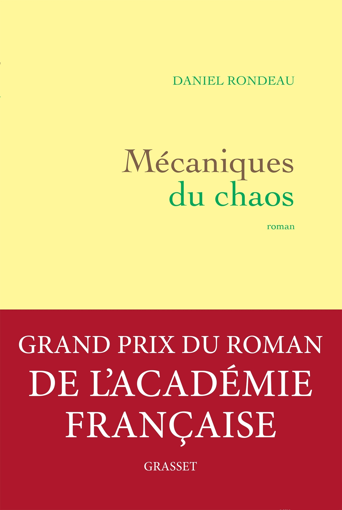 Mécaniques du chaos, roman (9782246688310-front-cover)