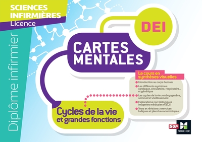 Diplôme Infirmier - IFSI - Cartes mentales - UE 2.2 - Cycles de la vie (9782216164486-front-cover)