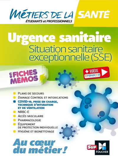Métiers de la santé - Urgence sanitaire, situation sanitaire exceptionnelle (SSE) (9782216158638-front-cover)