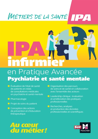 Infirmier en Pratique Avancée - IPA - Mention Psychiatrie et santé mentale (9782216161614-front-cover)