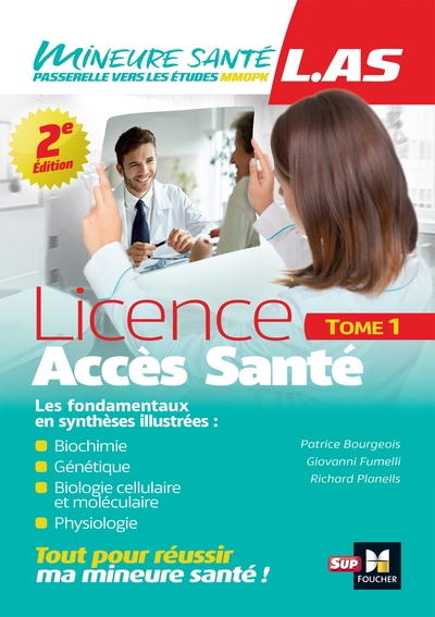 LAS - Licence Accès Santé - Tome 1 - 2e édition (9782216167968-front-cover)