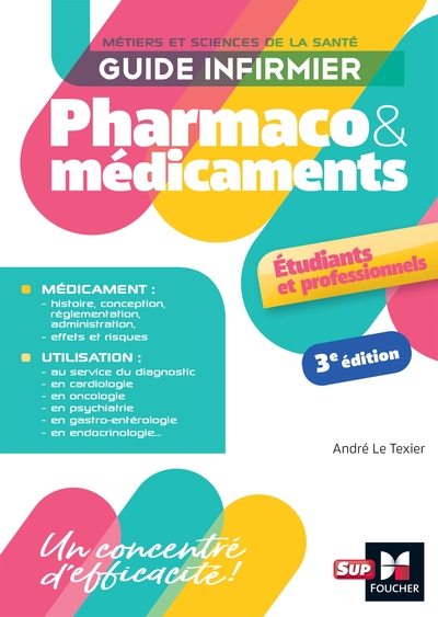 Guide infirmier pharmaco et médicaments - 3e édition (9782216170128-front-cover)