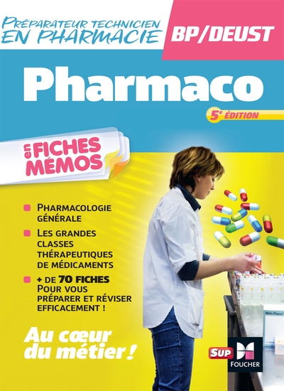 Pharmacologie - BP préparateur en Pharmacie 5e édition (9782216172917-front-cover)