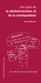 Les mots de la désinformation et de la manipulation (9782810713462-front-cover)