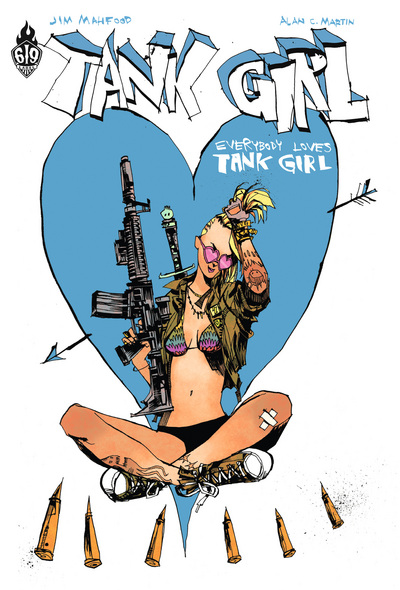 TANK GIRL EVERYBODY LOVES TANK GIRL (9782359102604-front-cover)