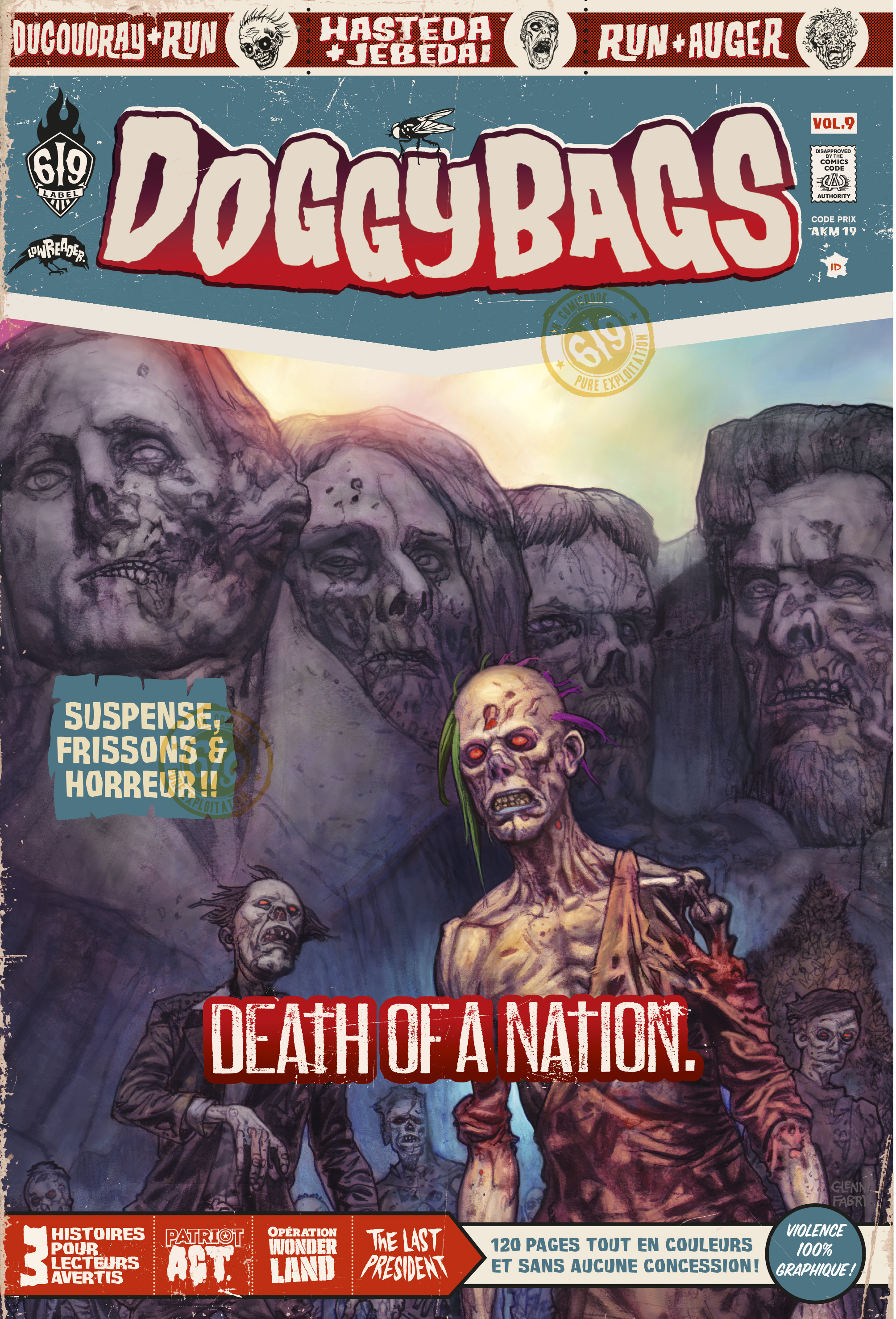 DOGGYBAGS T09 - DEATH OF A NATION (9782359108637-front-cover)