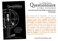L'ÉTRANGE QUESTIONNAIRE