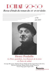 Henry Poulaille - N°63 Juin 2017